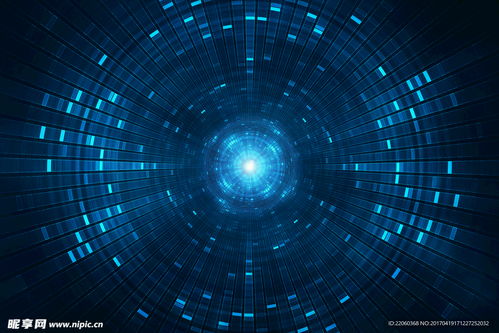 未來科技藍色方塊設(shè)計圖 數(shù)字時代的創(chuàng)新美學(xué)